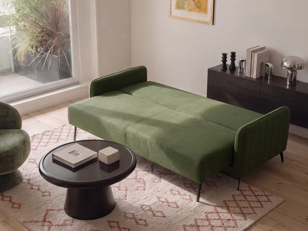 Sofa rozkładana dla 3 osób HEMING Zielony_1124020