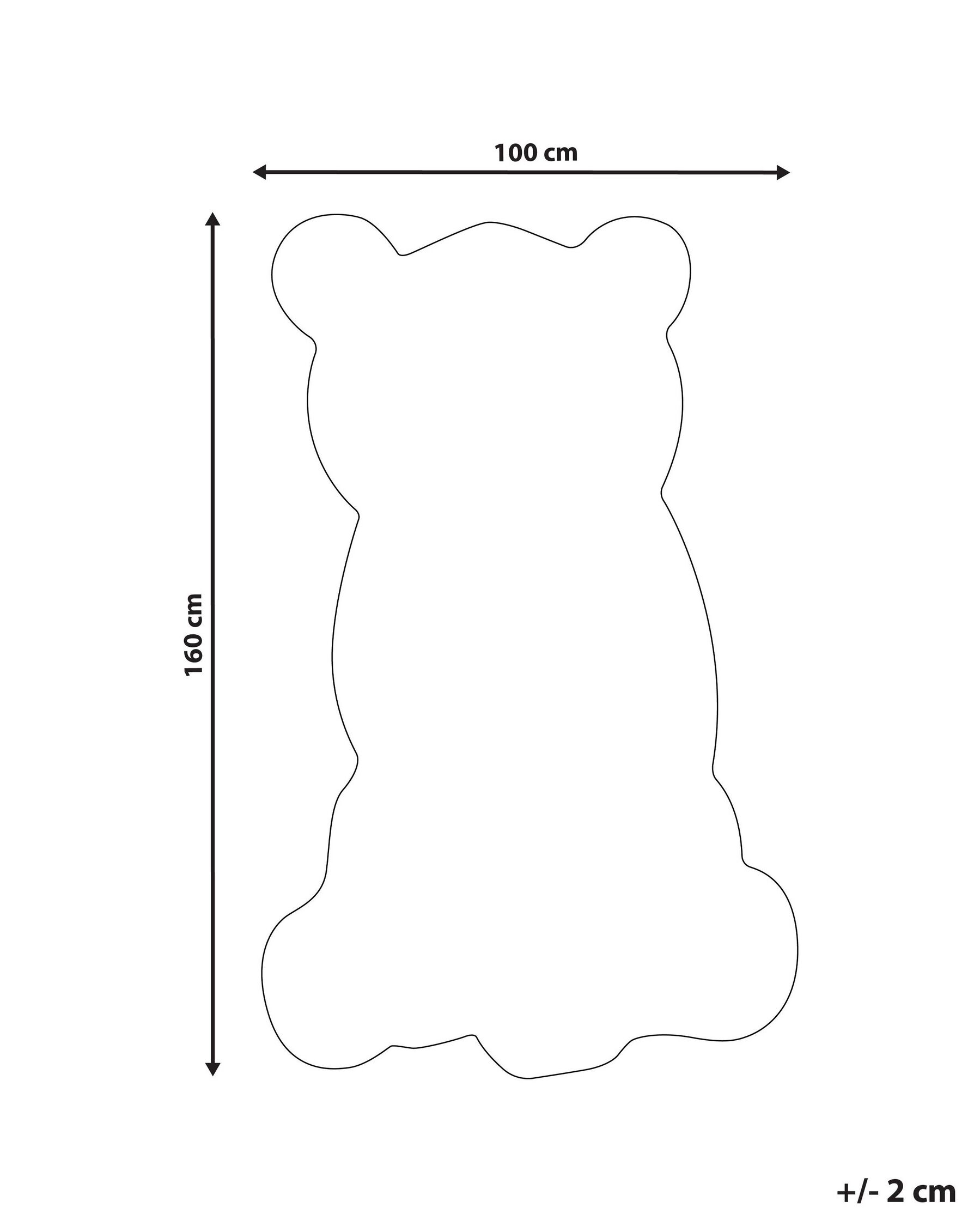 Wool Kids Rug Panda 100 x 160 cm Black and White JINGJING_874902