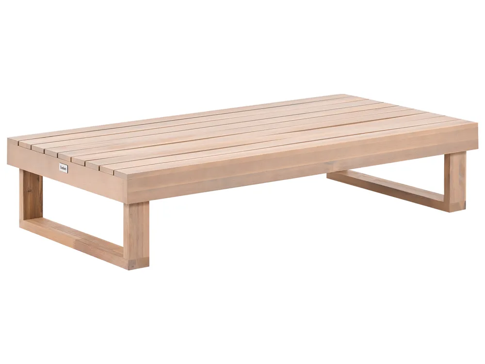 Set da giardino con tavolo 5 posti MARETTIMO Legno di acacia certificato Beige_1154150