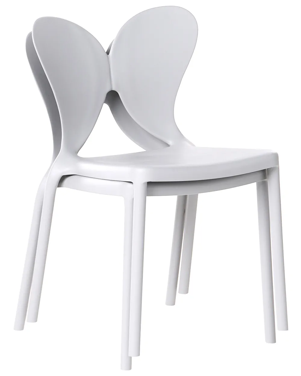 Set of 2 Garden Chairs LARISSA Light Grey_1043633