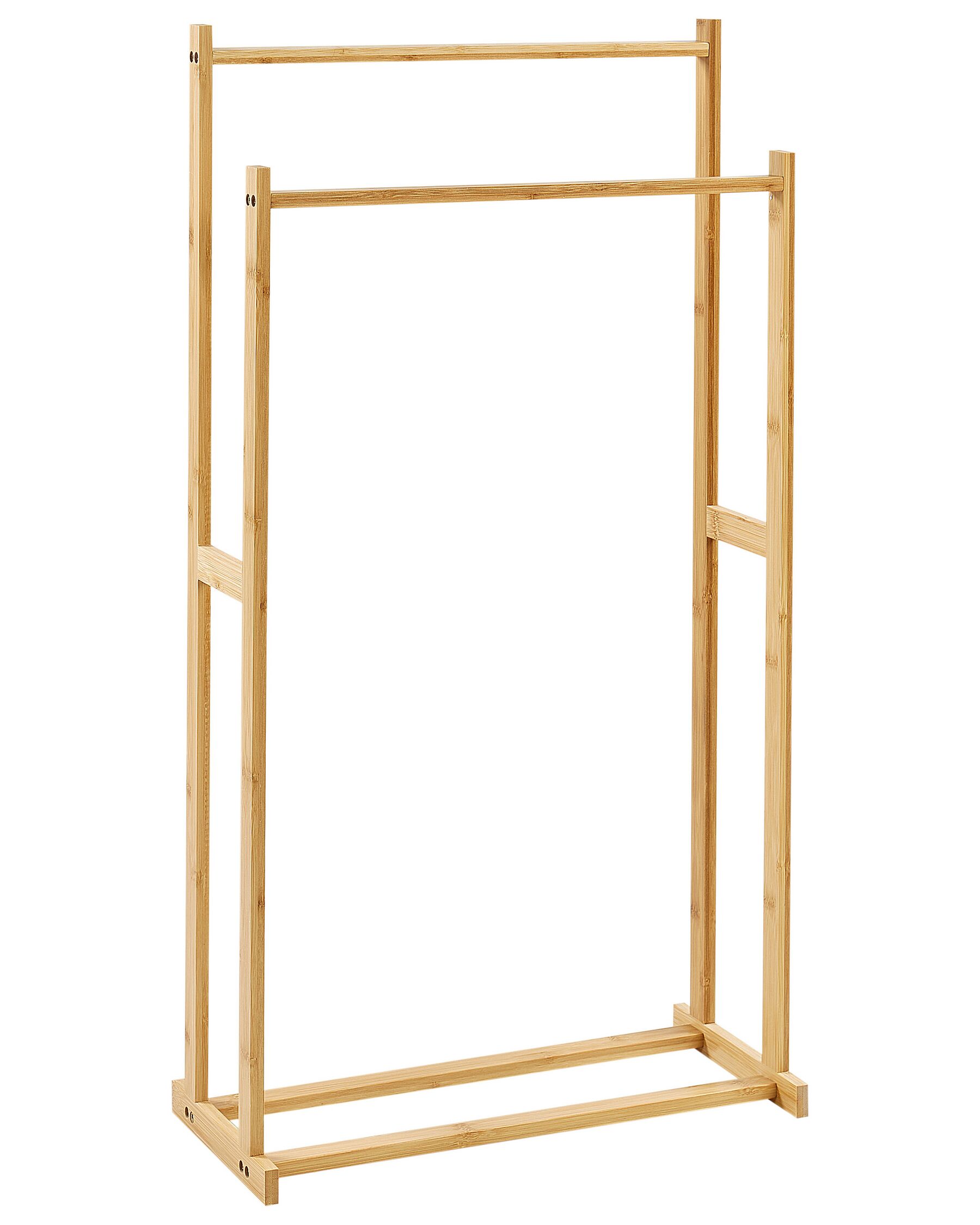 Porte-serviettes en bois de bambou clair 45 x 84 cm HOBOKEN_926746