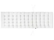 Poduszka na leżak ogrodowy CESANA PREMIUM 192 x 56 cm Złamana biel_1064998