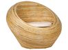 Loungeset 4-zits rotan natuurlijk/beige MAIORI_928322