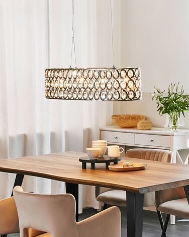 Crystal Oval Pendant Lamp TENNA