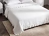 Bedspread HATTON Cotton 200 x 220 cm Off-White