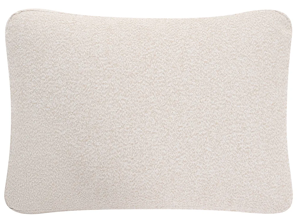 Set di divani angolari da giardino 5 posti TONARA Metallo Beige chiaro Lato destro_1125130