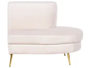 Divano semicircolare 4 posti MOSS Velluto Beige chiaro_851373