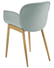 Set of 2 Dining Chairs ALICE Mint Green_1060410