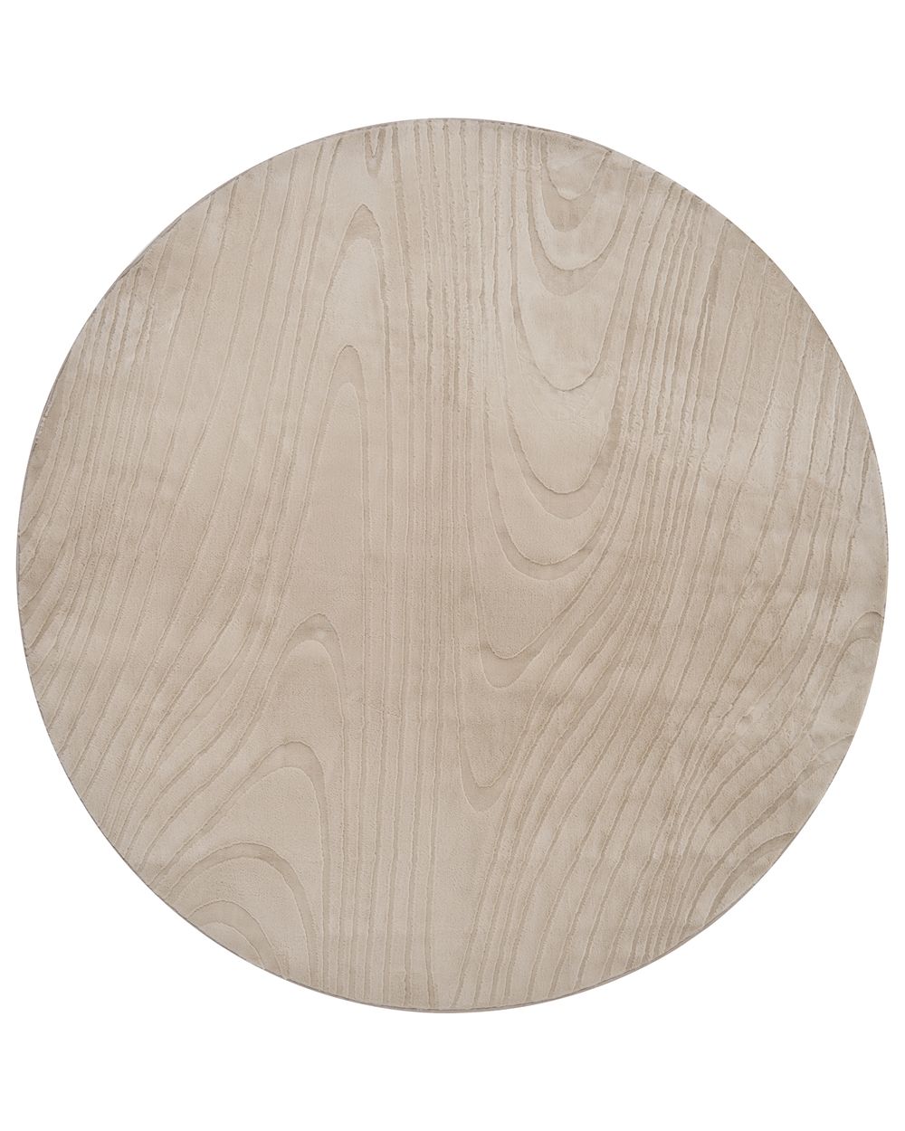 Kunstfellteppich ONTAKE Beige ø 160 cm