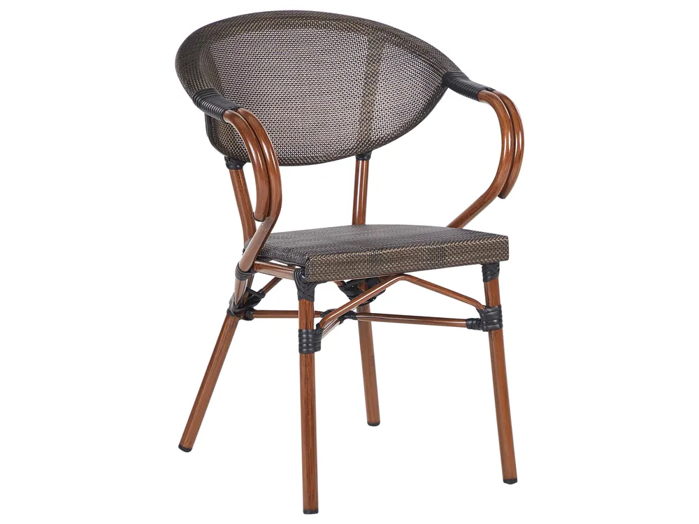Garden Dining Set 4 Seater CASPRI II Metal Grey_946629