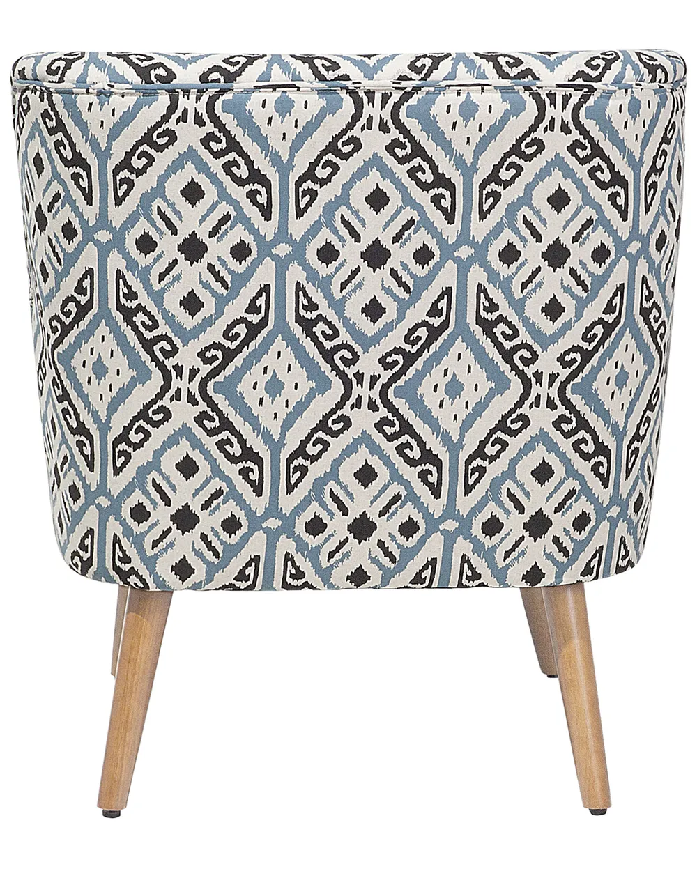 Armchair TUMBA with Footstool Fabric Multicolour_689956
