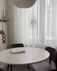 Świecznik NAOUSA 23 cm Ceramika Beżowy_1062148