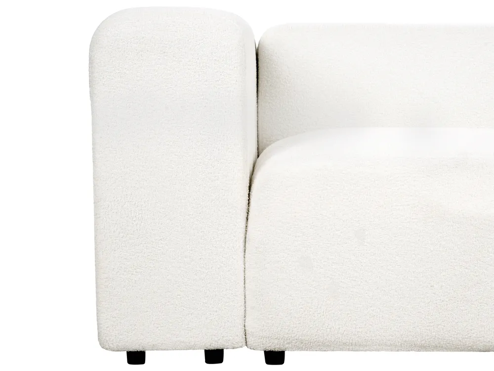 Modular Sofa 2 Seater FALSTERBO Boucle White_914862