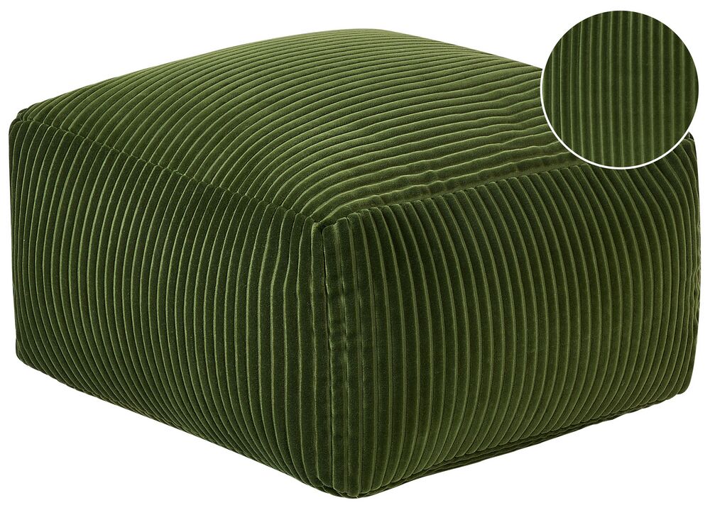 Pouf MUKKI Cotone Verde scuro