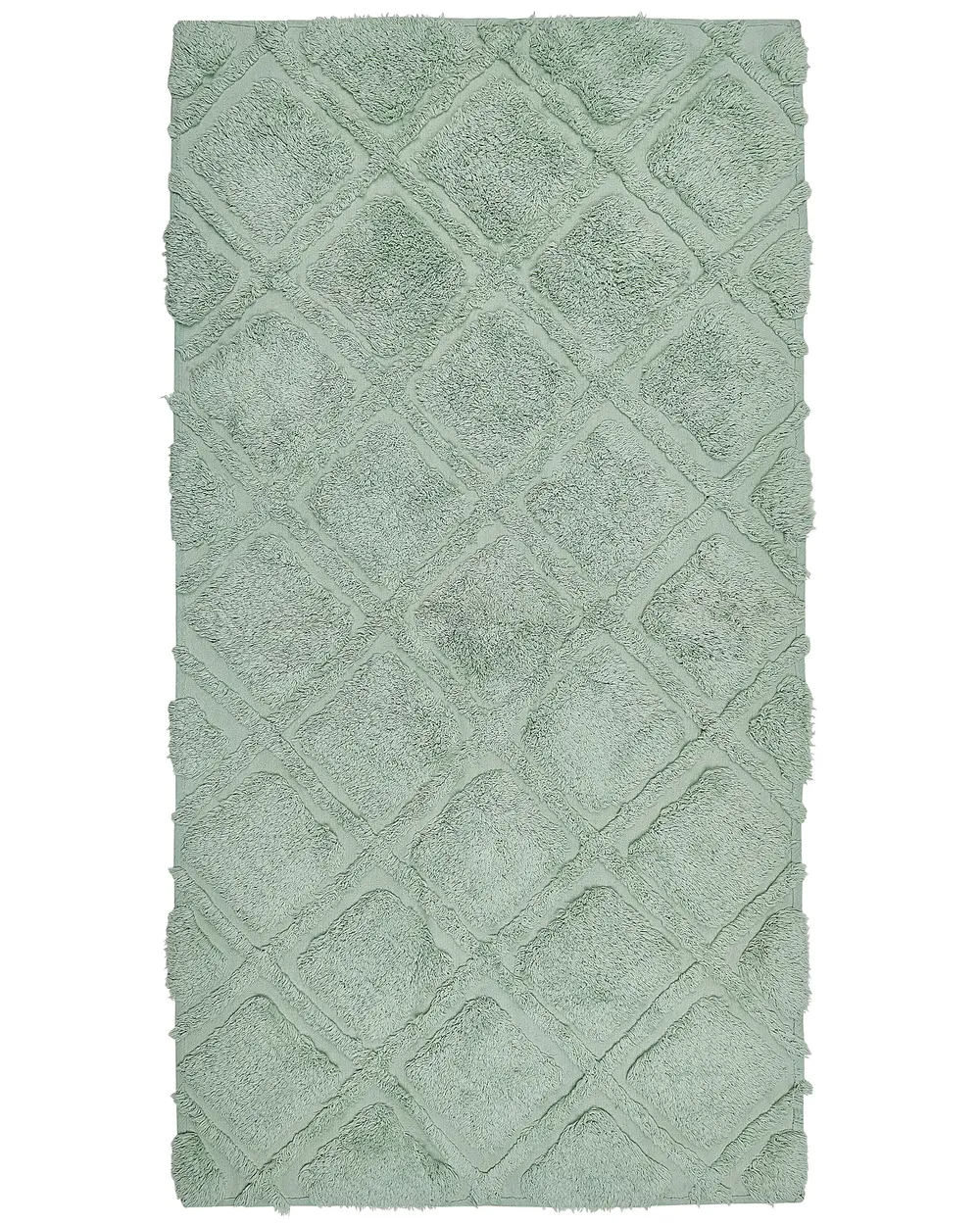 Tappeto HATAY Verde chiaro 80 x 150 cm Cotone_848811