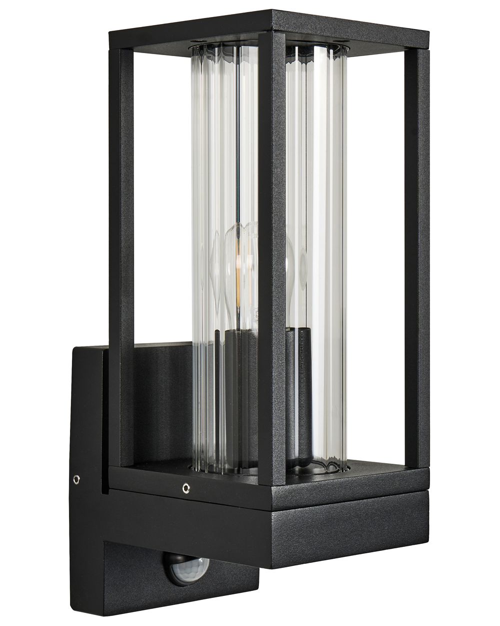 Lampe murale pour l'extérieur EBRIE Avec détecteur de mouvement Noir