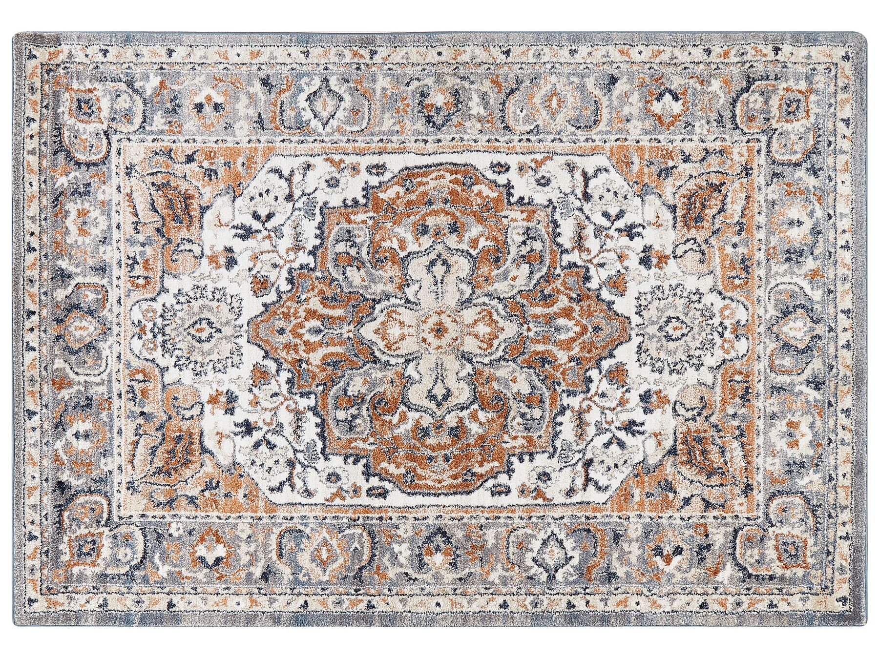 Teppich mehrfarbig 160 x 230 cm orientalisches Muster Kurzflor MARALIK_854932