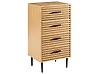 4 Drawer Chest KEITH Light Brown