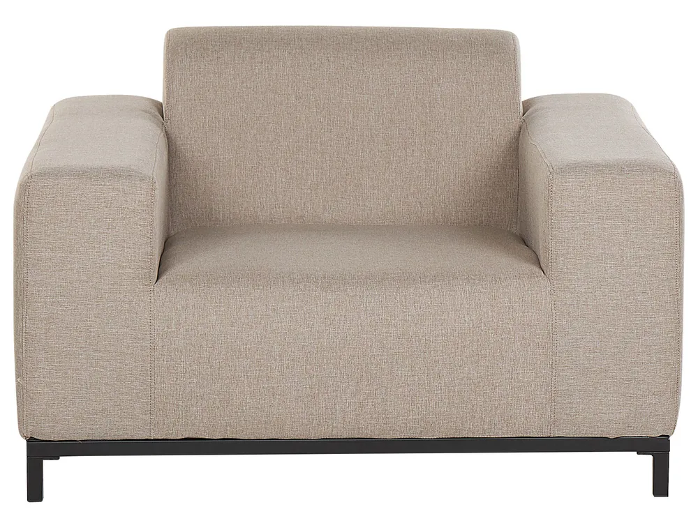 Garden Lounge Set with Table 5 Seater ROVIGO Beige_795050