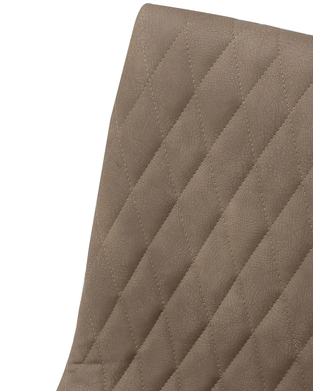Set di 2 sedie da pranzo MONTANA Pelle sintetica Marrone chiaro_693029