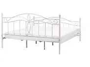 Bed Metal ANTLIA 180 x 200 cm (EU Super King) Light Beige_1165245