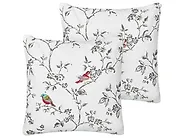 Coussin DILLENIA 45 x 45 cm Coton Blanc_1183772