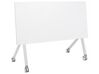 Folding Office Desk with Casters 120 x 60 cm White BENDI_922190
