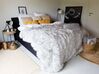 Čalouněná kontinentální postel 180 x 200 cm černá PRESIDENT_841453