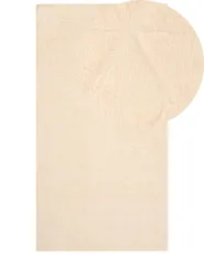 Dywan ze sztucznego futra THATTA Beżowy 80 x 150 cm_866634