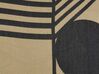 Coperta acrilico beige e nero 130 x 170 cm THAPREK_834556