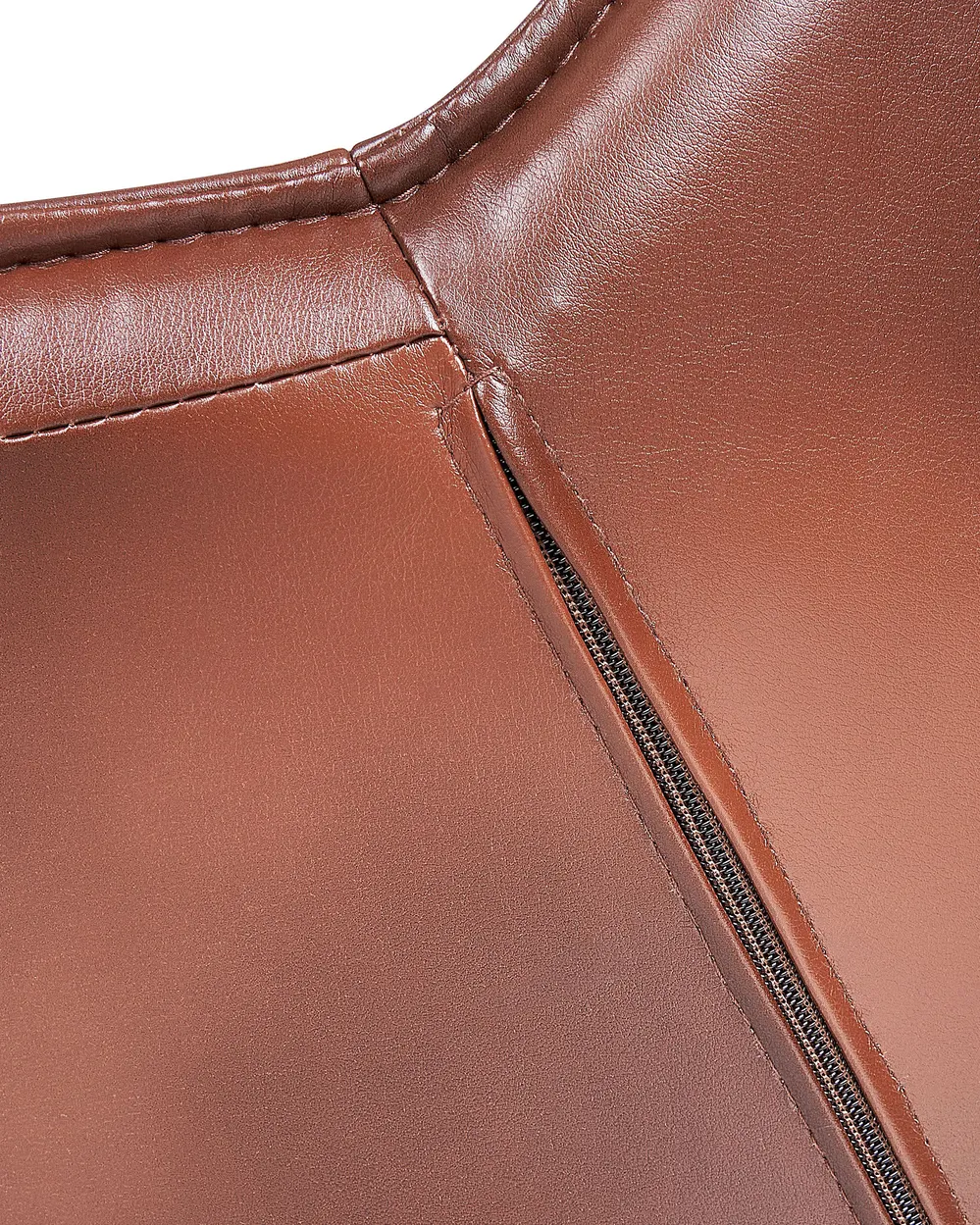 Desk Chair NEWDALE Faux Leather Dark Brown_854763