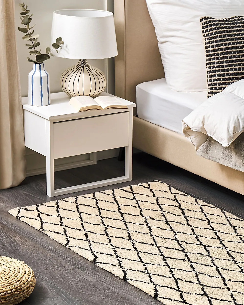 Tappeto MIDYAT Beige 80 x 150 cm_1179885