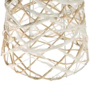 Set of 3 Christmas Decorations TUELSO 60/80/100 cm Christmas Tree White/ Gold_1025055