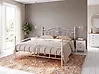 Bed Metal ANTLIA 180 x 200 cm (EU Super King) Light Beige