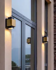 Outdoor LED Wall Light TIMOK Brass_1100007