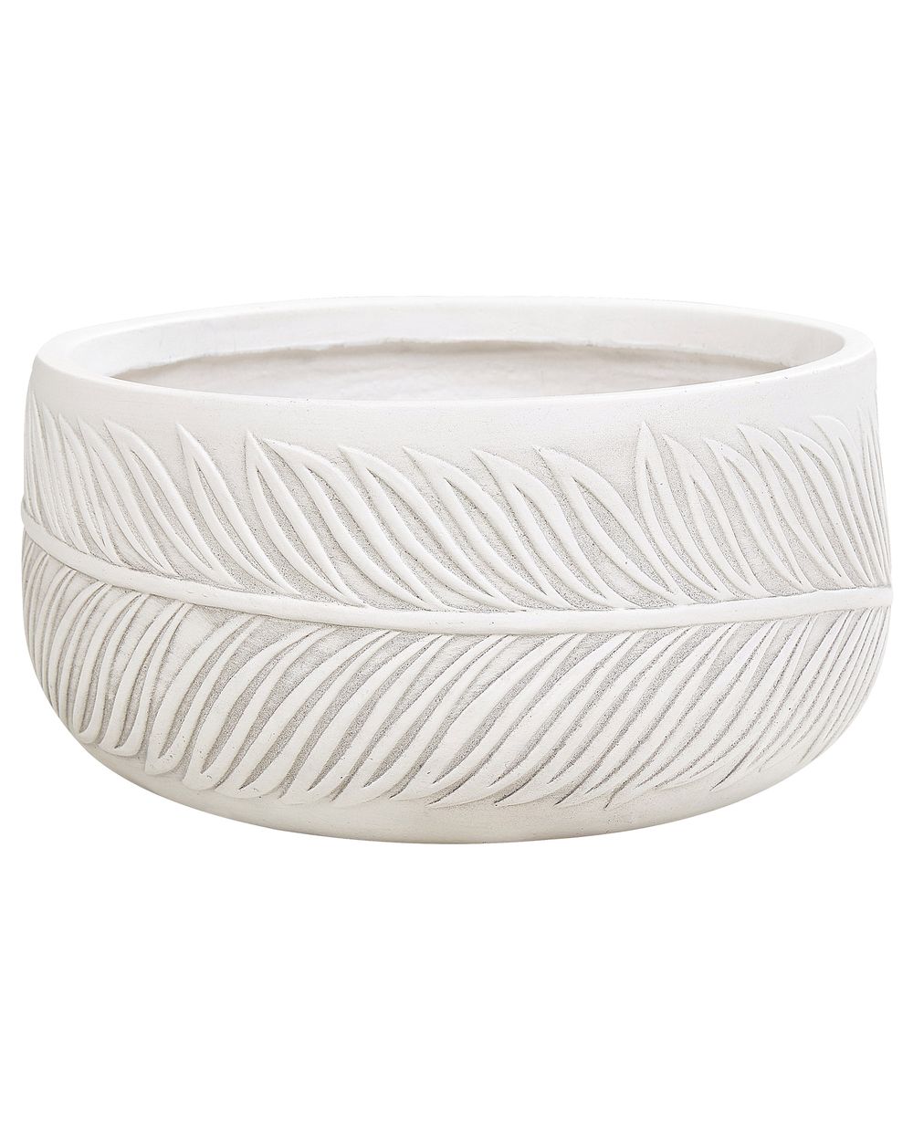 Cache-pot FTERO 35 cm Blanc cassé