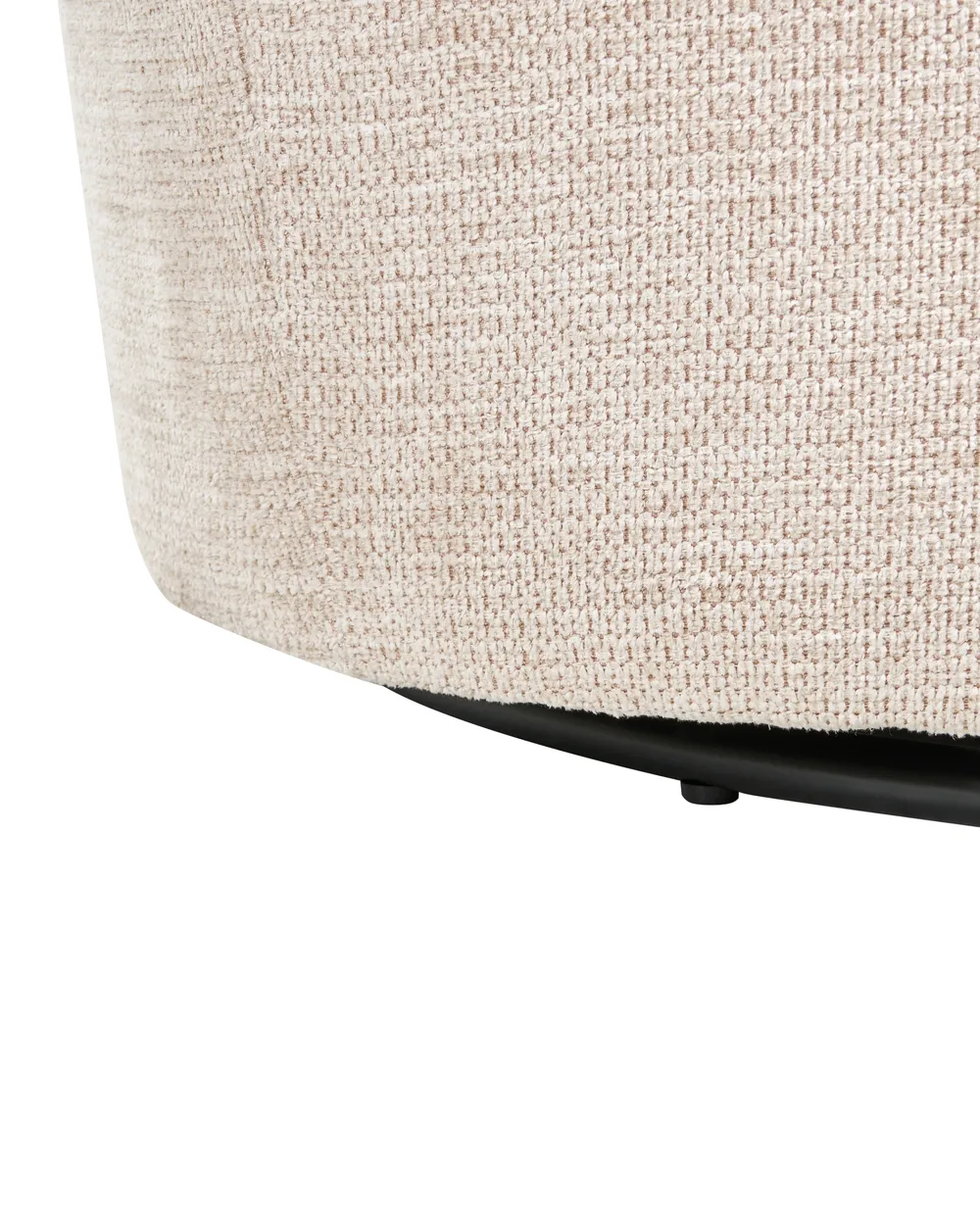 Swivel Armchair ALVDAL Fabric Beige_1001123