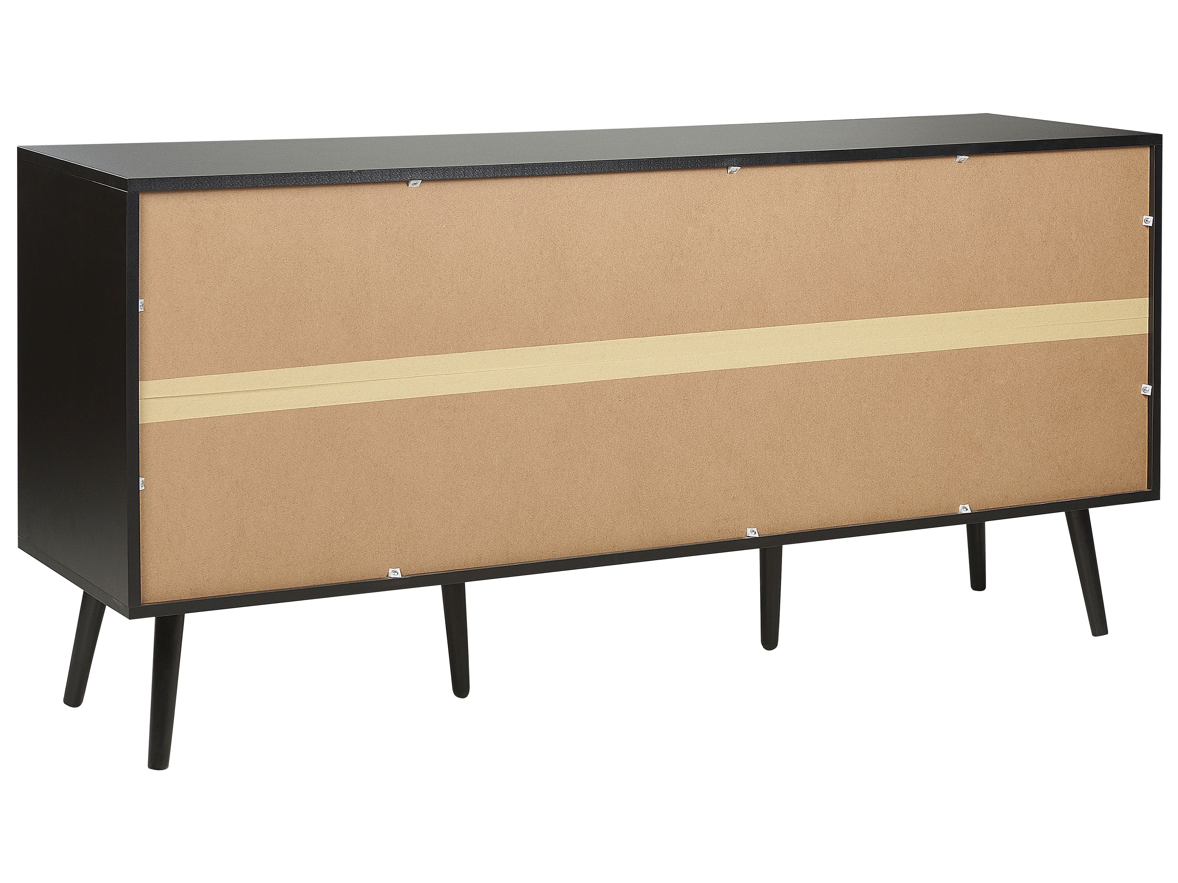 Schrank OPOCO 71 Cm Schwarz Beliani at Schrank opoco 71 cm schwarz beliani at