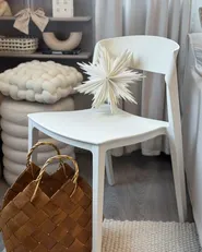 Set of 2 Dining Chairs SOMERS White_951507
