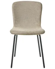 Set of 4 Dining Chairs CALDWELL Fabric Beige_1020812