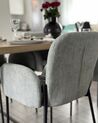 Set of 2 Fabric Dining Chairs Mint Green ALBEE_933521