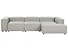 Modular Corner Sofa 4 Seater ARDAL Fabric Light Grey Left Hand
