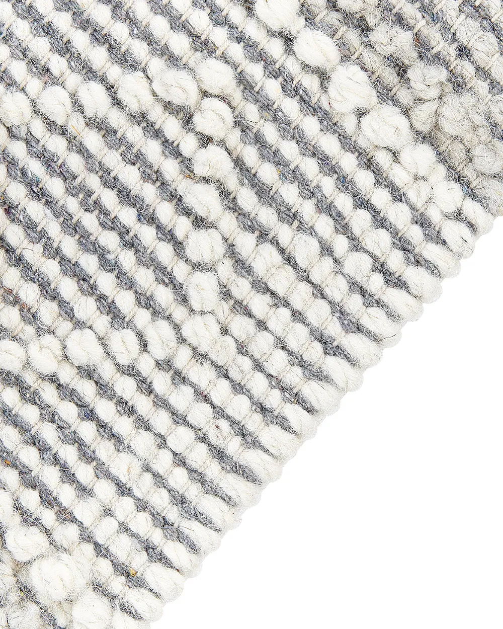 Rug TONYA Grey 160 x 230 cm Wool_856527
