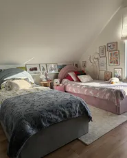 Kids Ottoman Bed ANET Velvet Pink 90 x 200 cm (EU Single)_973605
