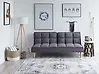 Sofa Bed 3 Seater SILJAN Fabric Dark Grey