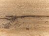 Biurko z szufladami 120 x 55 cm jasne drewno z czarnym VIDA_824551