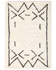 Bath Mat UNTLA Light Beige 60 x 90 cm Cotton_1025894
