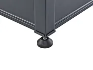 Skrzynia ogrodowa CAMPALTO 113 cm 50 cm Metal Ciemnoszary_937973