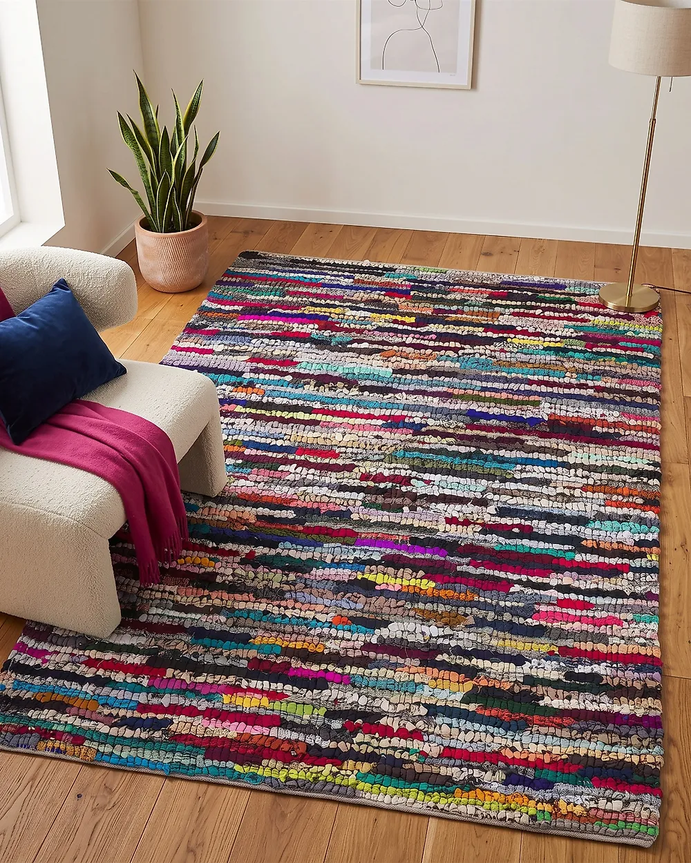 Rug BAFRA Multicolour 140 x 200 cm_1175436