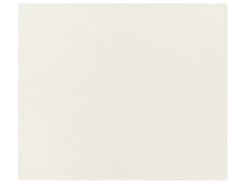 Narzuta na łóżko CHAGYL Bawełna 220 x 240 cm Jasnobeżowy_917903